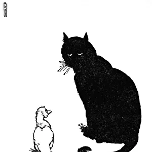 And The Cat Said, Can You Purr?, c1930. Artist: W Heath Robinson