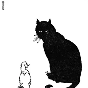 And The Cat Said, Can You Purr?, c1930. Artist: W Heath Robinson