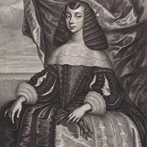 Catherine of Braganza, 1662. Creator: William Faithorne