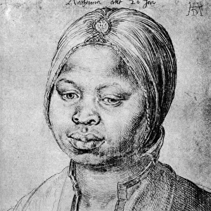 Catherine, the Mulatta of the Portuguese Bradao, 1521, (1936). Artist: Albrecht Durer