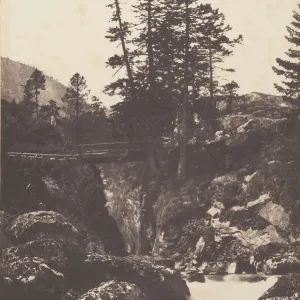 Cauterets, Pont d Espagne, 1853. Creator: Joseph Vigier