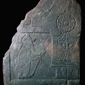 Celtic Calf of Man Crucifixion slab, 8th century