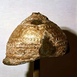 Celtic gold helmet, Amfreville, France, 4th century BC