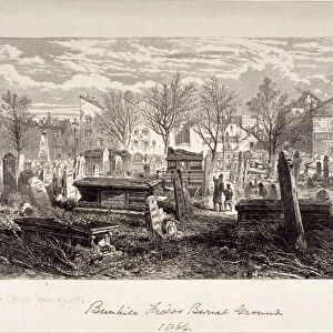 Cemetery at Bunhill Fields, Finsbury, London, 1866