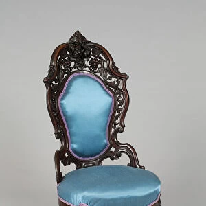 Side Chair, 1856 / 65. Creator: John and Joseph W. Meeks Company
