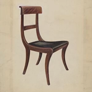 Side Chair, 1935 / 1942. Creator: Mattie P. Goodman