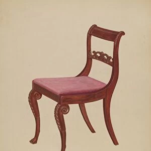 Side Chair, 1937. Creator: Arthur Johnson