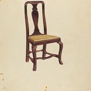Side Chair, c. 1940. Creator: Marian Curtis Foster