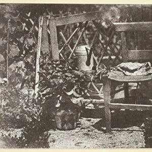 Chaise dans un Jardin, 1842 / 50, printed 1965. Creator: Hippolyte Bayard