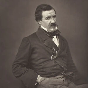 Champfleury (born Jules Francois Felix Fleury-Husson, French critic and novelist, 1821-1889), c. 1855 Creator: Nadar