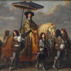 Chancellor Seguier at the Entry of Louis XIV into Paris, 1660. Artist: Le Brun, Charles (1619-1690)