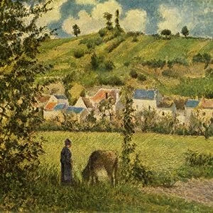 Chaponval, 1880, (1939). Creator: Camille Pissarro