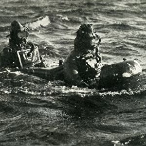 Chariot manned torpedo, World War II, 1945. Creator: Unknown
