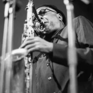 Charles Lloyd, Brecon Jazz Festival, Powys, Wales, 2000. Creator: Brian Foskett Charles Lloyd, Brecon Jazz Festival, Powys, Wales, 2000. Creator: Brian Foskett
