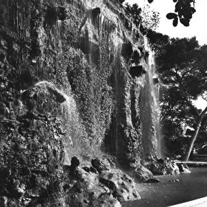 The Chateau Waterfall, Nice, South of France, early 20th century