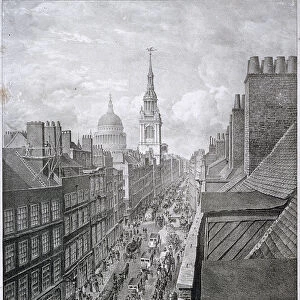 Cheapside, London, 1823. Artist: Thomas Mann Baynes