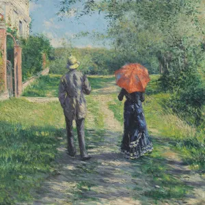 Chemin montant, 1881. Creator: Caillebotte, Gustave (1848-1894)