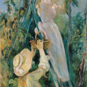 The Cherry Pickers (Le Cerisier), 1891. Artist: Morisot, Berthe (1841-1895)