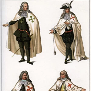 The chief knightly orders of Spain and Portugal, 1791, (1902)