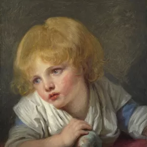 A Child with an Apple, Second Half of the 18th cen Artist: Greuze, Jean-Baptiste (1725-1805)