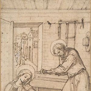 The Childhood of Christ, in the carpenters shop, 1534-93