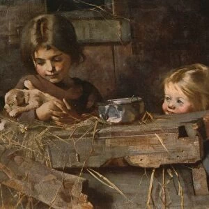 Childhoods Treasures, 1886, (c1930). Creator: Marianne Stokes