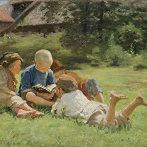 Children, 1890s. Artist: Vinogradov, Sergei Arsenyevich (1869-1938)