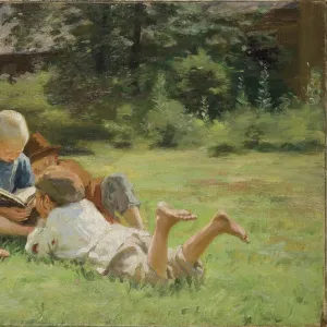 Children, 1890s. Artist: Vinogradov, Sergei Arsenyevich (1869-1938)