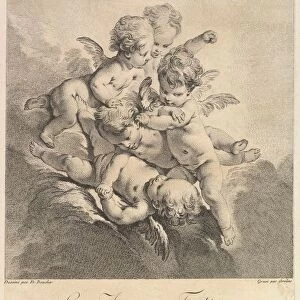 Children playing, 1750. Creator: Pierre Alexandre Aveline