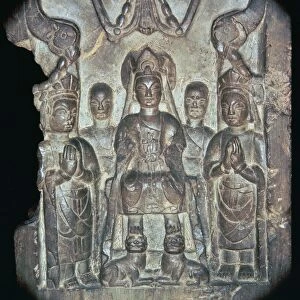 Chinese Buddhist Stela, 6th century