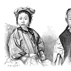 Chinese children, c1890. Artist: Laplante