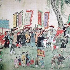 Chinese painting from a series about Chao Hsia
