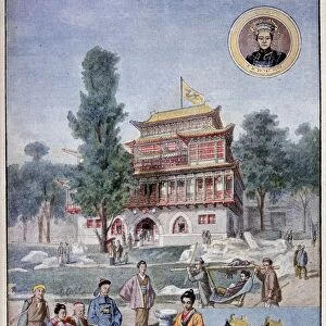 The Chinese pavilion at the Universal Exhibition of 1900, Paris, 1900