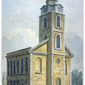 Christ Church on Blackfriars Road, Southwark, London, c1830