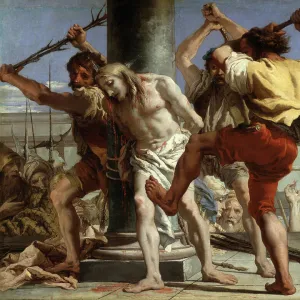 Christ at the Column, 1772. Artist: Tiepolo, Giandomenico (1727-1804)