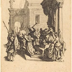 Christ Condemned to Death by Pilate, c. 1624 / 1625. Creator: Jacques Callot
