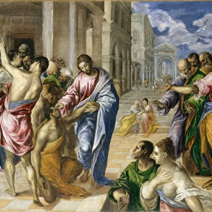 Christ Healing the Blind, ca. 1570. Creator: El Greco