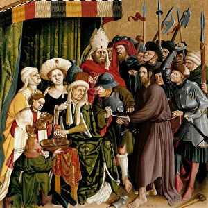 Christ before Pilate. The Wings of the Wurzach Altar, 1437. Artist: Multscher, Hans (c. 1400-1467)
