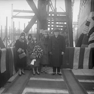 Christening Group possibly for the Yugoslavian Bakar, Cowes, Isle of Wight, 1931