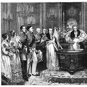 The christening of the Princess Royal, 1841, (1900)