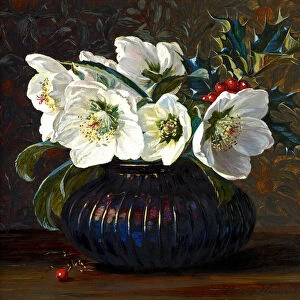 Christmas Roses, 1880. Creator: Florence Westwood Whitfield