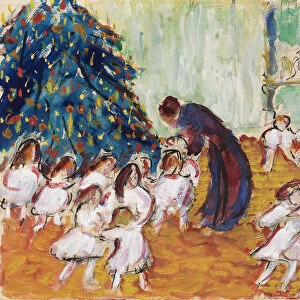 Christmas tree, 1911. Creator: Werefkin, Marianne, von (1860-1938)