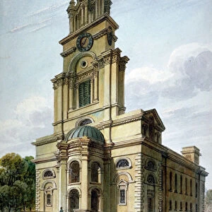 Church of St Anne, Limehouse, London, 1811. Artist: John Coney