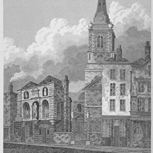 Church of St Botolph, Aldgate, City of London, 1810. Artist: W Preston
