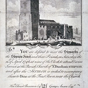 Church of St Dunstan and All Saints, Stepney, London, 1746. Artist