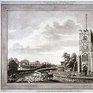 Church of St Mary, Putney, Wandsworth, London, 1783. Artist: Robert Laurie