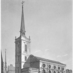 Church of St Michael, Queenhithe, City of London, 1812