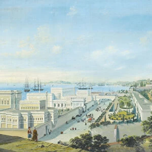 The Ciragan Palace in Constantinople. Artist: Bossoli, Carlo (1815-1884)