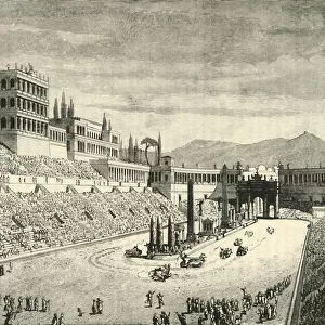 The Circus Maximus (restoration), 1890. Creator: Unknown