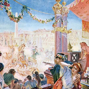 The Circus of Nero or the Circus of Caligula, Rome, (1901). Artist: Heilbronn